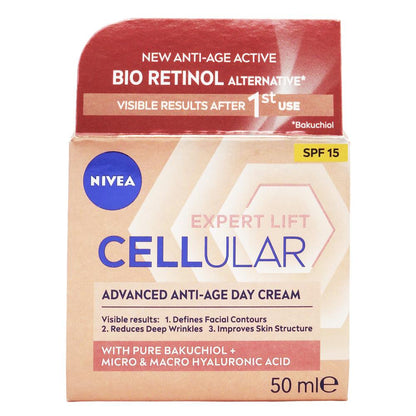 NIVEA Cellular Lift Expert Advanced Anti-Age Day Cream SPF 15 50ml image 6