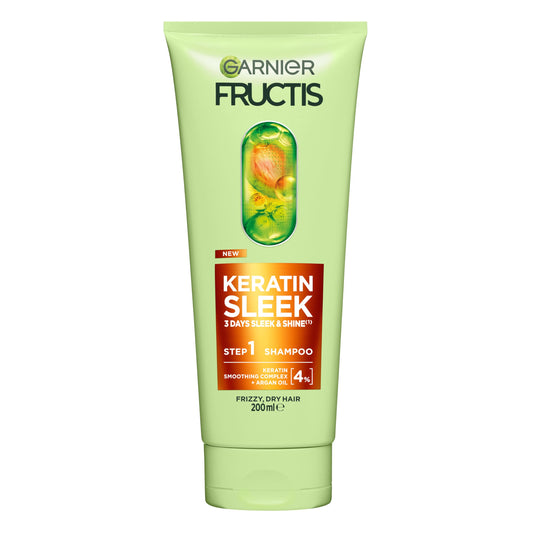 Garnier Fructis Keratin Sleek Shampoo Conditioner Hair Mask