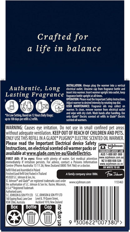 Glade Aromatherapy Electric Scented Oil Refill – Lavender & Sandalwood, 20mL x 2 image 3