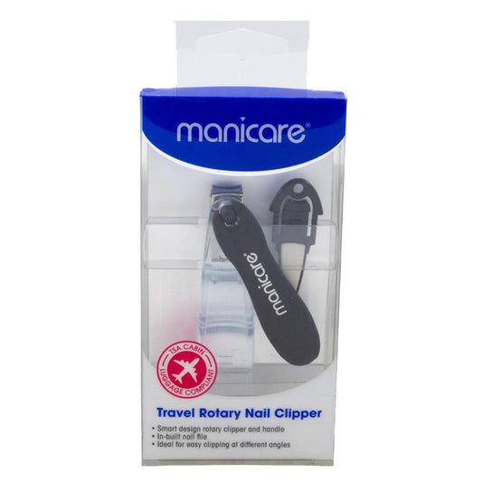 Manicare Travel Rotary Nail Clipper with File
