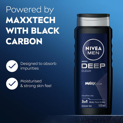 NIVEA MEN Deep Be Game Ready Skincare Set (2 Piece) image 4