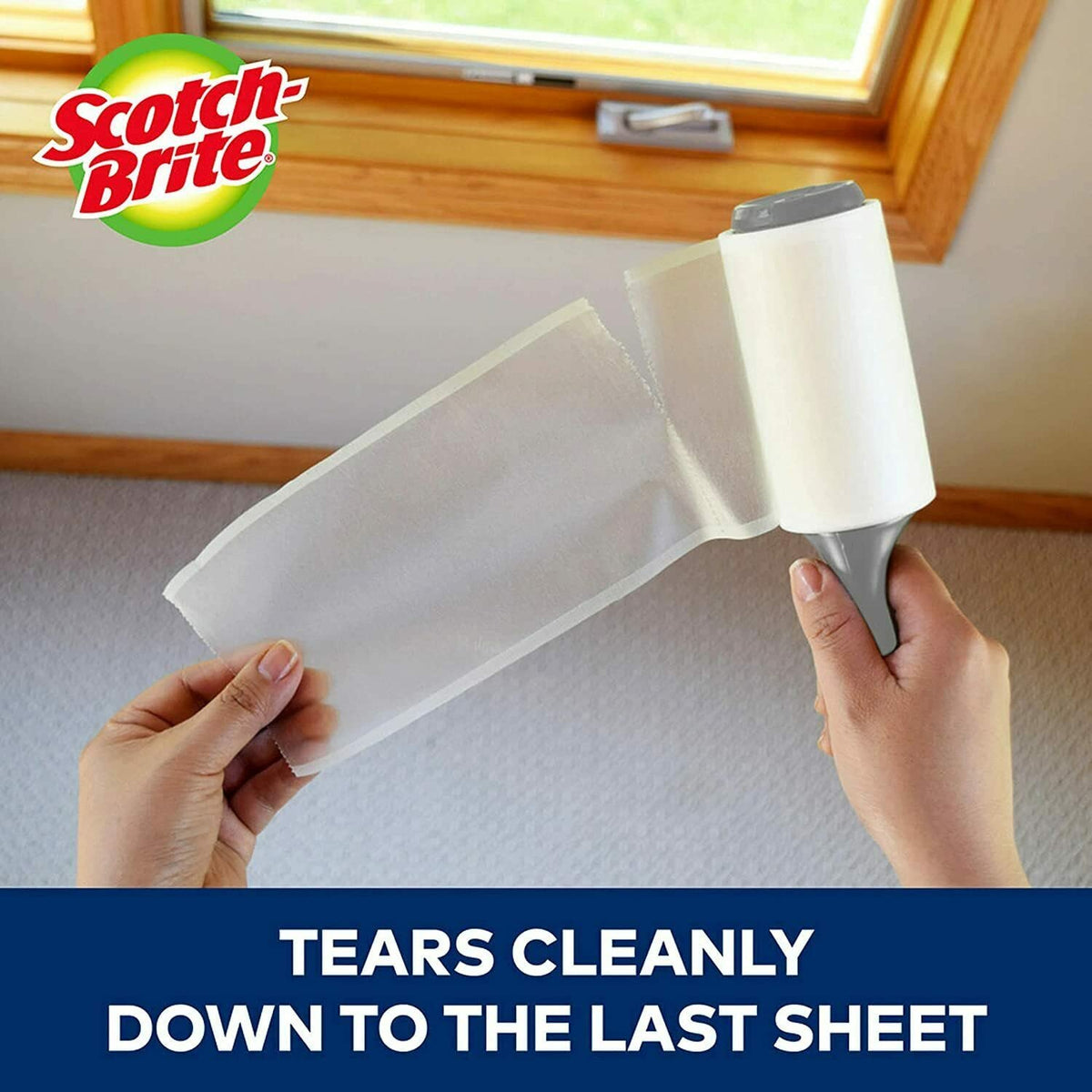Scotch-Brite Lint & Hair Fluff Remover Rollers – 5 Pack, 95 Sheets Each image 5