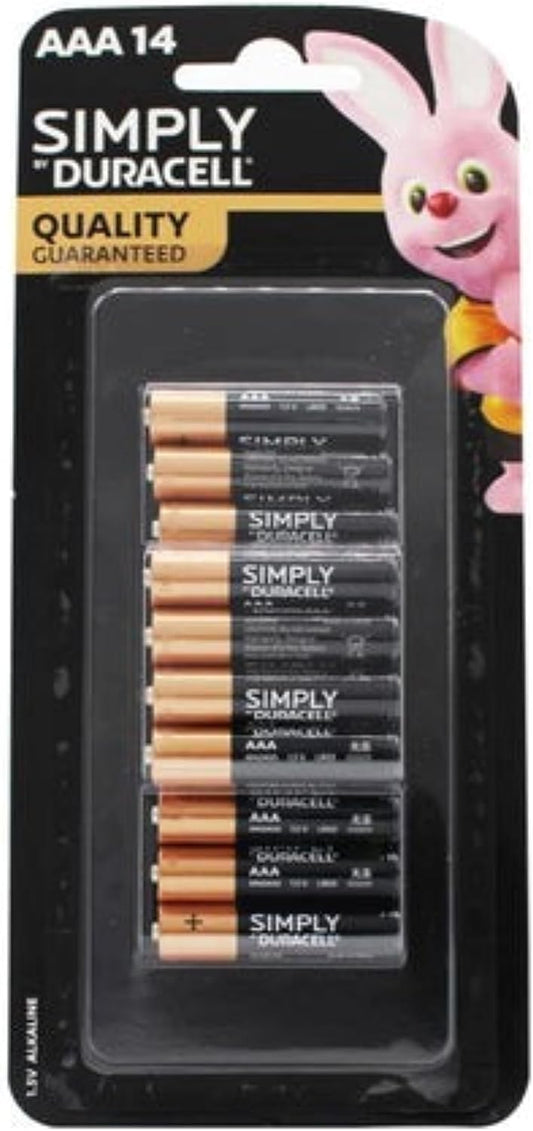 Duracell Simply AA Alkaline Batteries (Pack of 14)