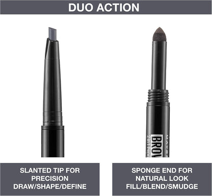 Maybelline Brow Natural Duo 2-in-1 Pencil and Powder, Grey Brown image 5