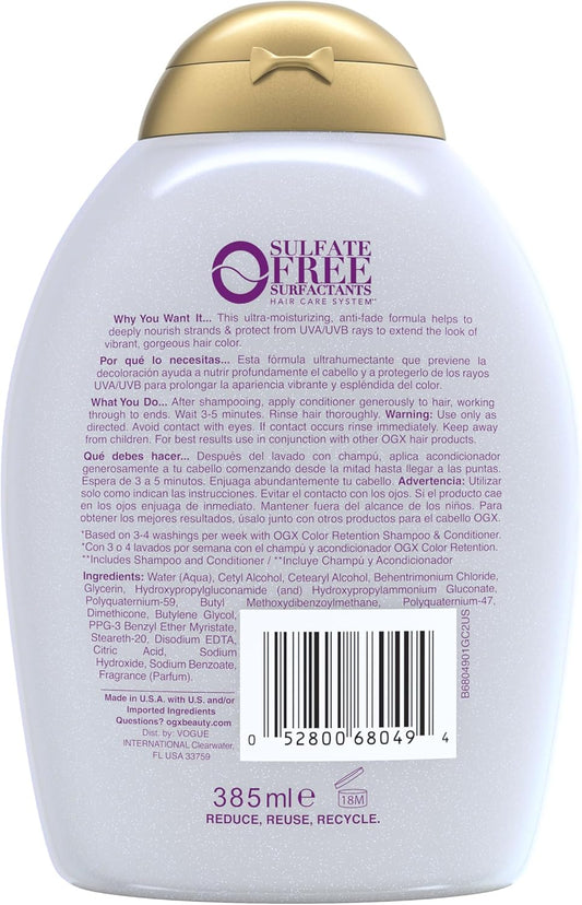 OGX Colour Care Colour Retention Conditioner 385mL image 8