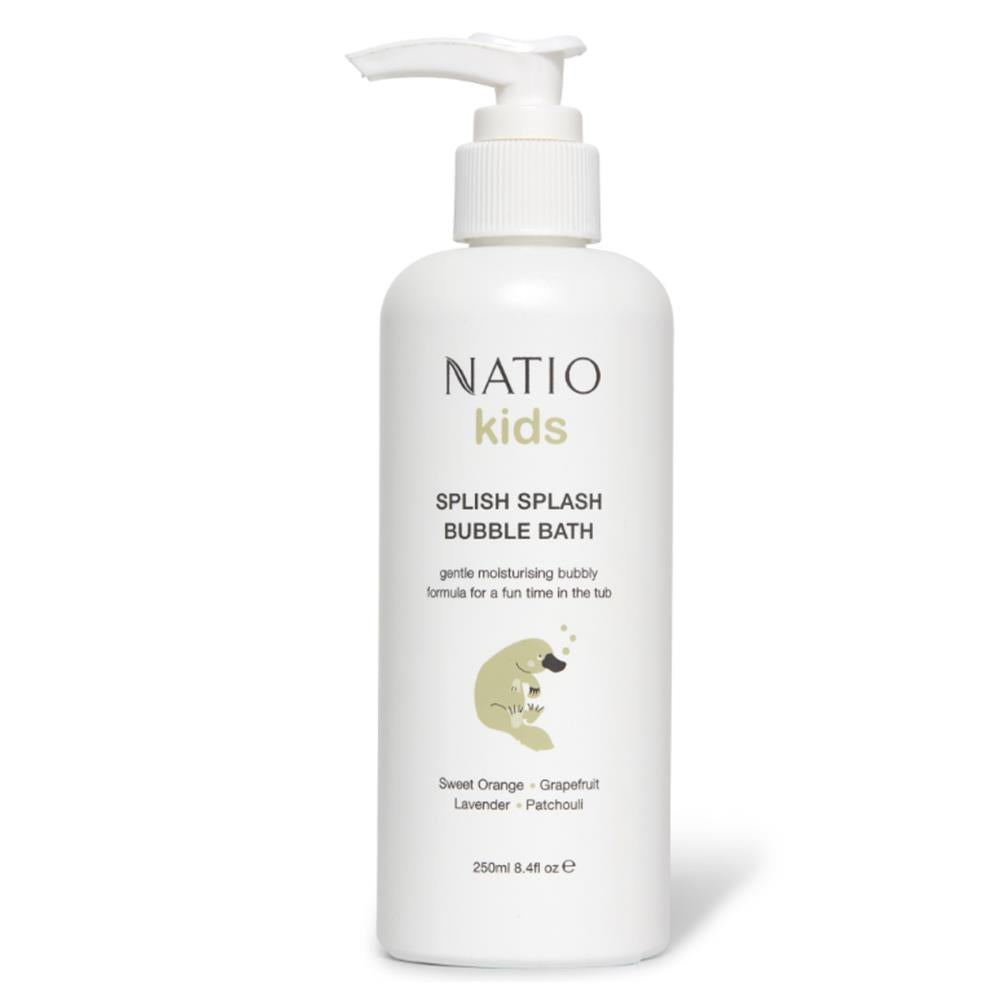 Natio Kids Splish Splash Bubble Bath 250ml – Gentle, Dermatologically Tested Formula for Toddlers to Tweens image 4