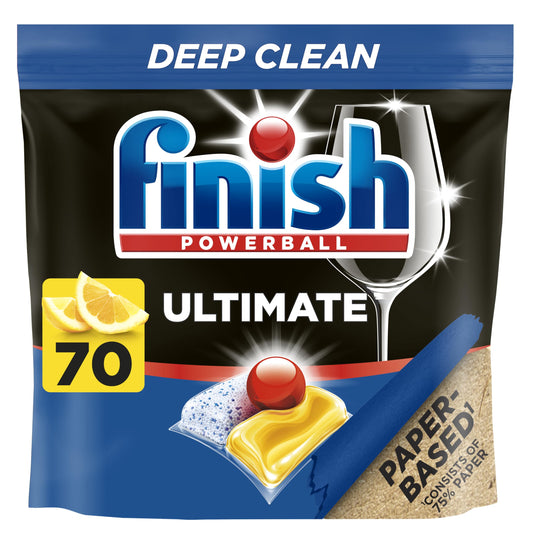 Finish Ultimate Dishwashing Tablets Lemon 70 Pack