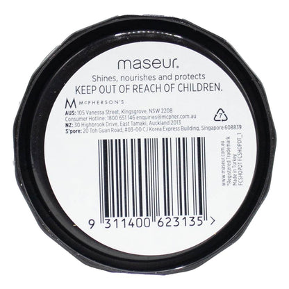 Maseur Brilliant Shine Footcare High Gloss Black Shoe Polish 38g image 2