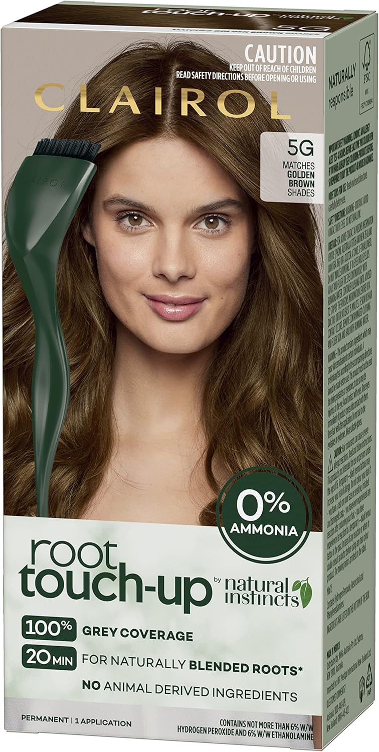 Clairol Root Touch-Up by Natural Instincts 5G Golden Brown Permanent Hair Colour image 6