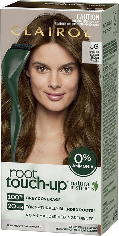 Clairol Root Touch-Up by Natural Instincts 5G Golden Brown Permanent Hair Colour image 6