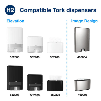 Tork Xpress Multifold Paper Hand Towel White H2, Advanced, 21 Packs x 185 Sheets, 148430 image 4
