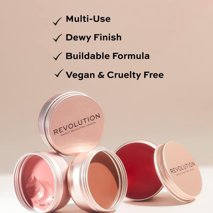 Revolution Balm Glow Multi-Use Cheek & Lip Balm Natural Nude 32g image 2