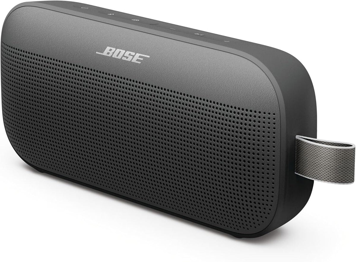 Bose SoundLink Flex Bluetooth Speaker (2nd Gen) - Portable Outdoor Speaker with Hi-Fi Audio, Waterproof and Dustproof, USB-C, Up to 12 Hours Battery Life, Black Dusk