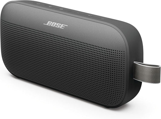 Bose SoundLink Flex Bluetooth Speaker (2nd Gen) - Portable Outdoor Speaker with Hi-Fi Audio, Waterproof and Dustproof, USB-C, Up to 12 Hours Battery Life, Black Dusk