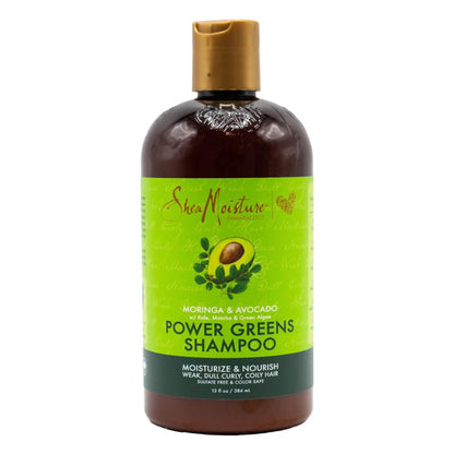 Shea Moisture Moringa & Avocado Power Greens Shampoo 384ml image 7