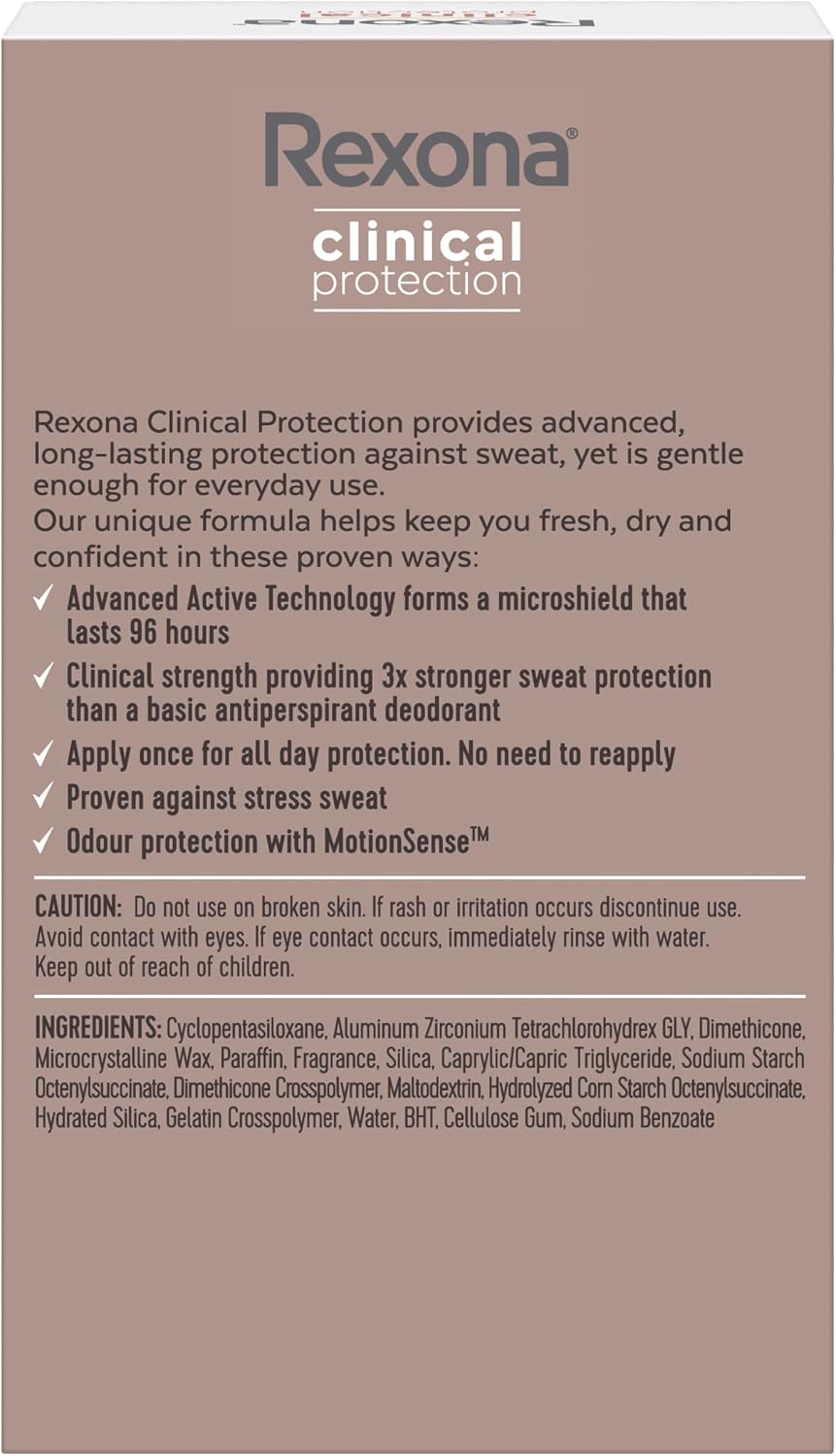 Rexona Women Clinical Protection Antiperspirant Cream Stick Deodorant Sheer Powder 45ml image 10