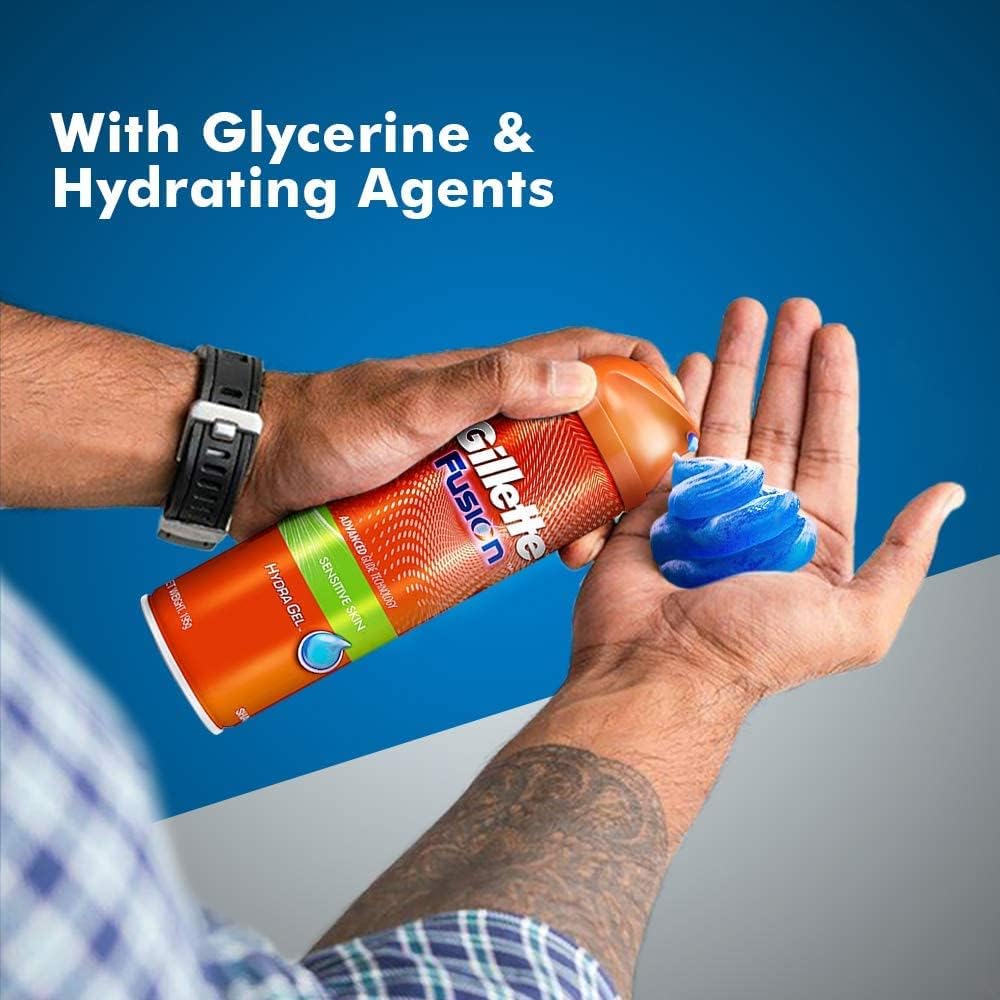 Gillette Fusion Hydra Gel Ultra Sensitive Shave Gel image 2