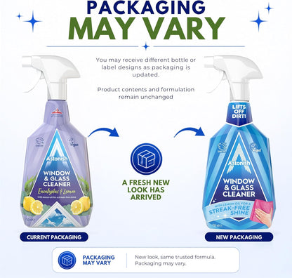 Astonish Window & Glass Cleaner with Lemon Oil 750mL image 2