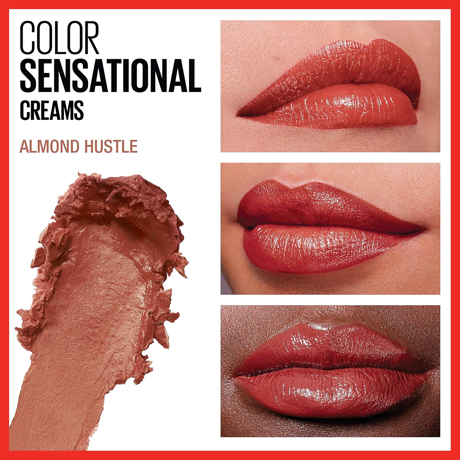 Maybelline Color Sensational Cream Finish Lipstick - Almond Hustle image 3