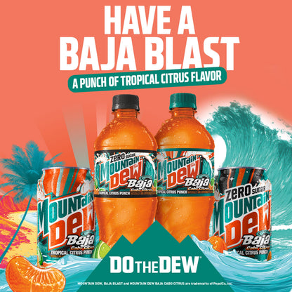 Mountain Dew Baja Cabo Citrus Tropical Punch Soda 12 Pack image 3