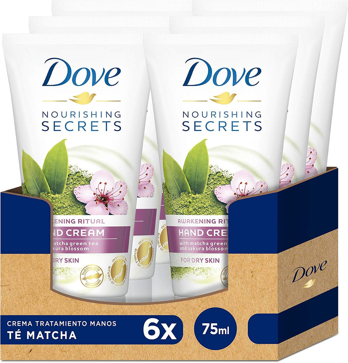 Dove Awakening Ritual Hand and Nail Cream with Matcha Green Tea & Sakura Blossom – 75ml image 9