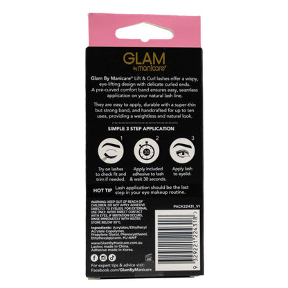 Manicare Glam Lift & Curl Poppy Intense Lashes with Hypoallergenic Adhesive image 3