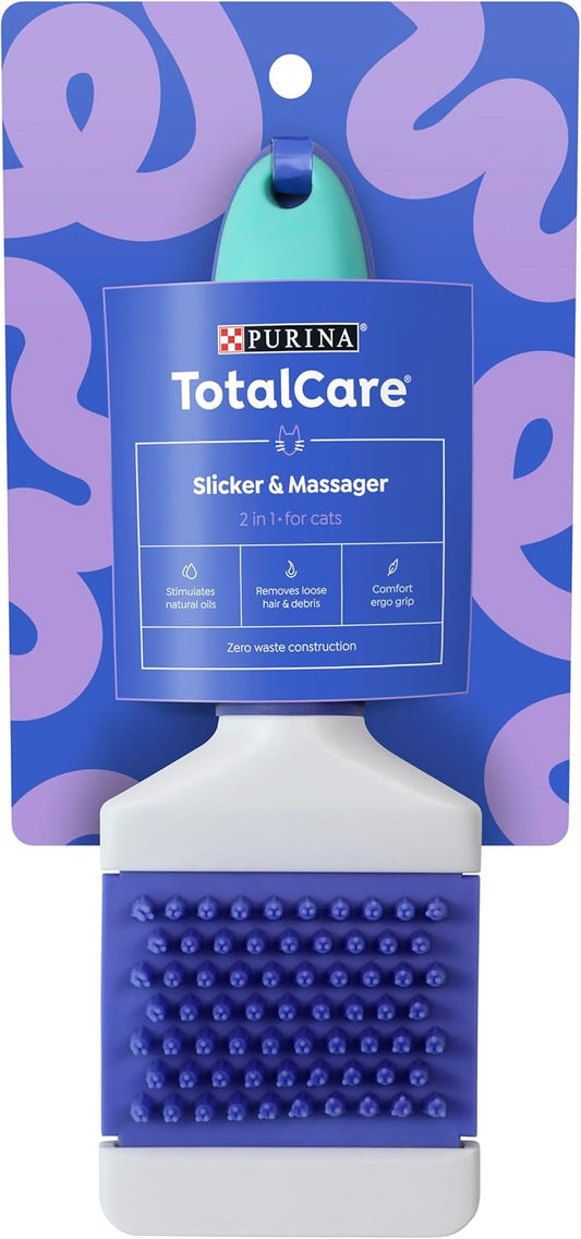 Purina Total Care Cats Slicker & Massager