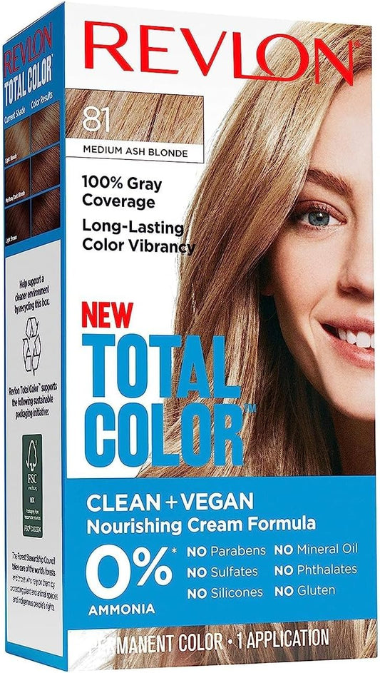 Revlon Total Color Permanent Hair Colour 81 Medium Ash Blonde