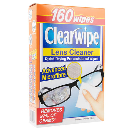 Clearwipe Lens Cleaner 160 Wipes image 2