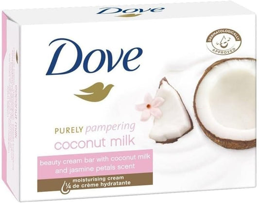 Dove Beauty Cream Bar with Coconut Milk & Jasmine Petals, 90g image 2