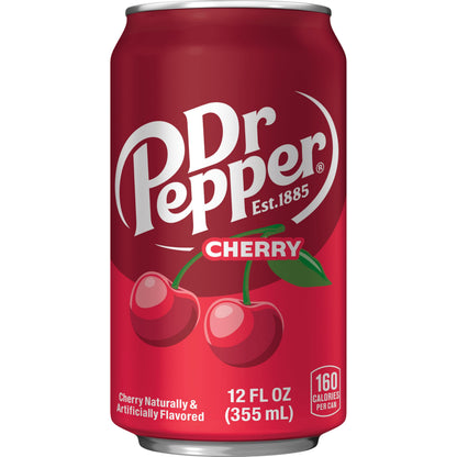 Dr Pepper Cherry Cola Soft Drink 355mL Cans (Pack of 12) image 5