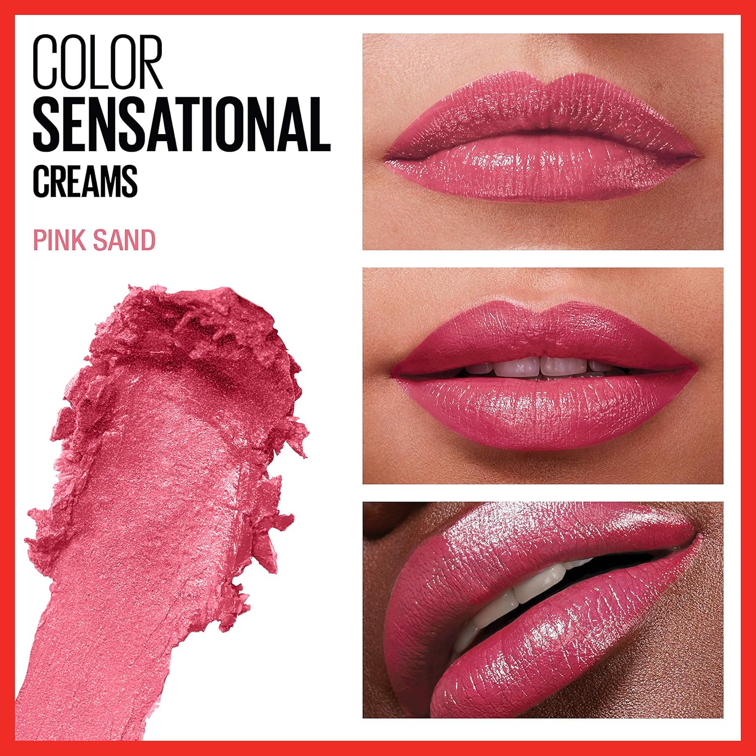 Maybelline Color Sensational The Creams Lipstick - Pink Sand image 3