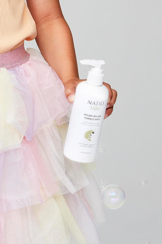 Natio Kids Splish Splash Bubble Bath 250ml – Gentle, Dermatologically Tested Formula for Toddlers to Tweens image 2