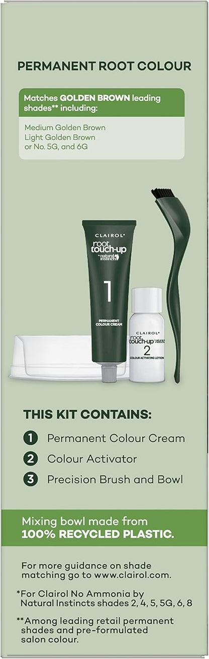 Clairol Root Touch-Up by Natural Instincts 5G Golden Brown Permanent Hair Colour image 3