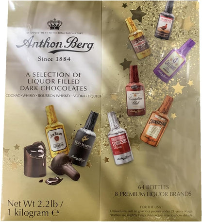 Anthon Berg Liquor-Filled Dark Chocolate Bottles 64 Pieces 1kg image 3