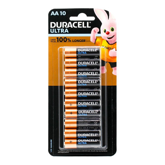 Duracell Ultra 1.5V Alkaline AA Batteries (Pack of 10) image 2