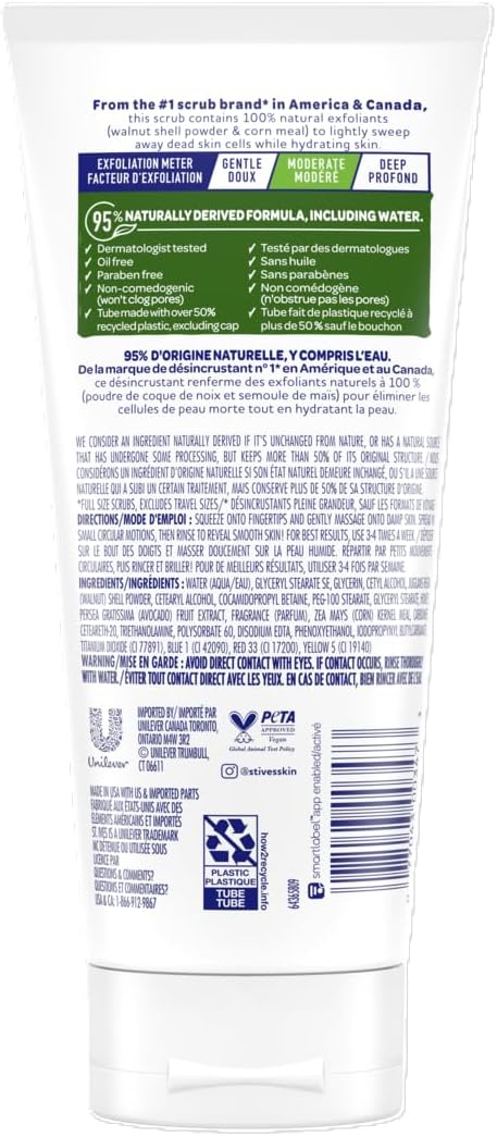 St. Ives Soft Skin Avocado & Honey Scrub 170g image 2