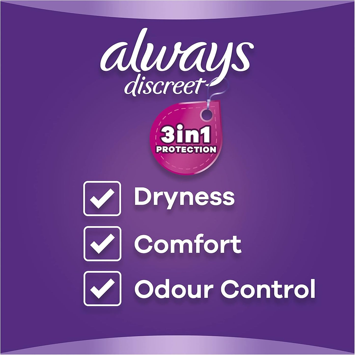 Always Discreet Incontinence Underwear Super Plus Large 8 Pack image 5