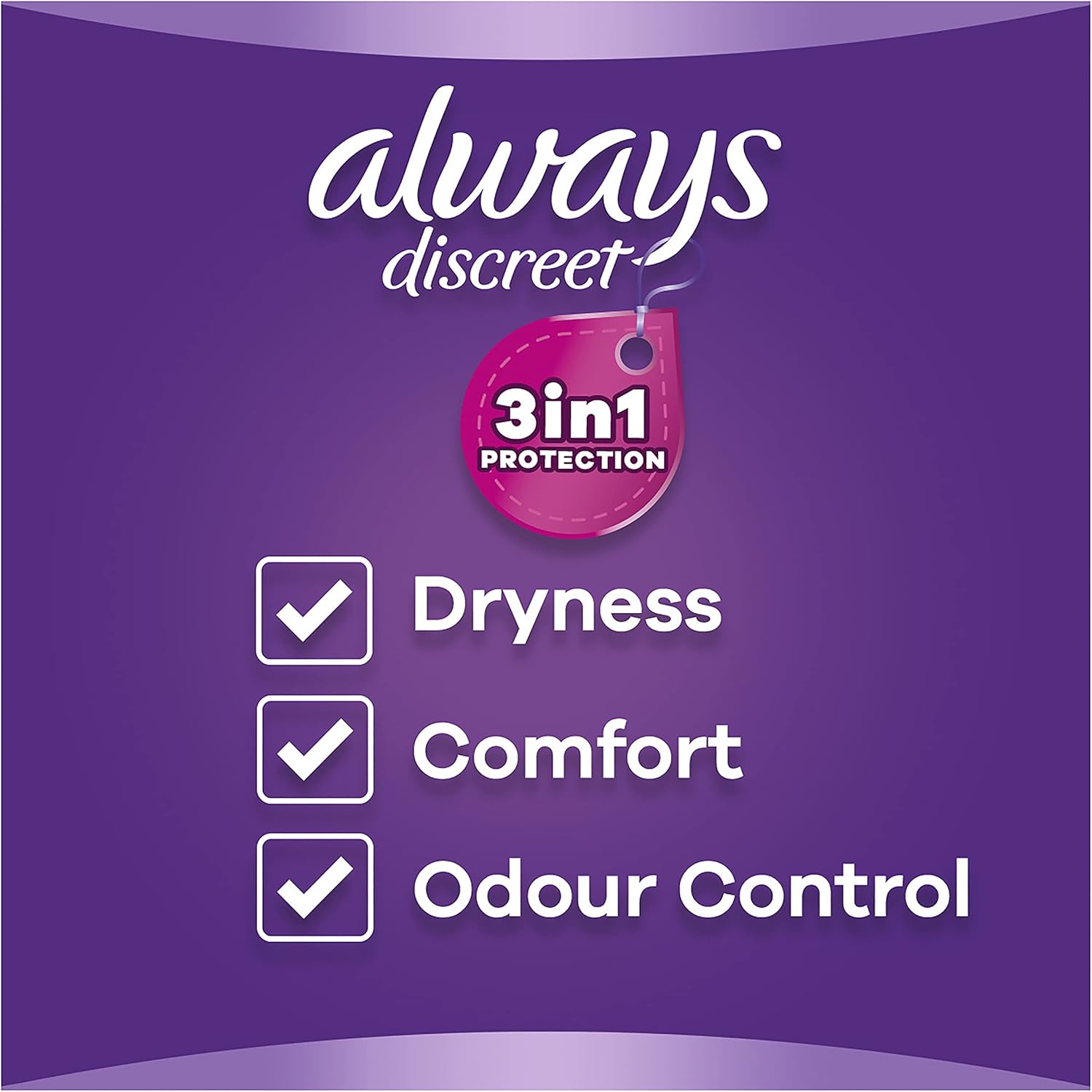 Always Discreet Incontinence Underwear Super Plus Large 8 Pack image 5