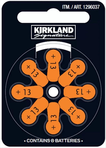 Kirkland Signature Hearing Aid Batteries 48 Pack Zinc Air, Size 13 image 2