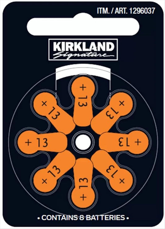 Kirkland Signature Hearing Aid Batteries 48 Pack Zinc Air, Size 13 image 2