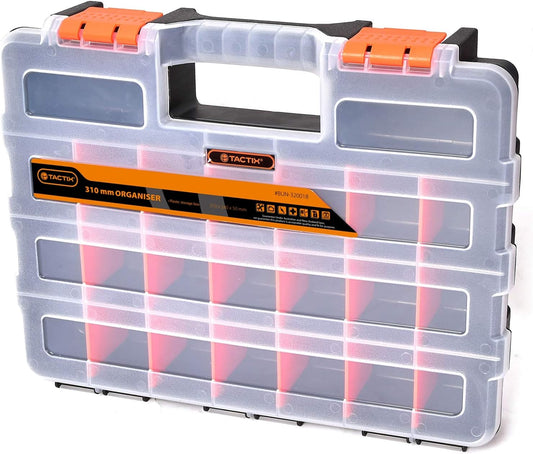 Tactix 22-Compartment Organiser Storage Box