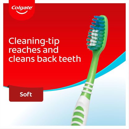 Colgate Extra Clean Manual Toothbrush 5 Pack - Soft Bristles image 3