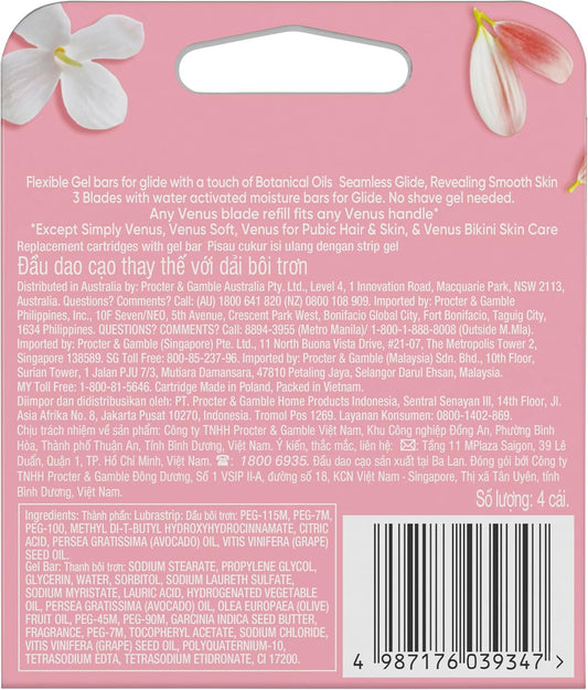 Gillette Venus Comfortglide White Tea Women's Razor Blade Refills image 2