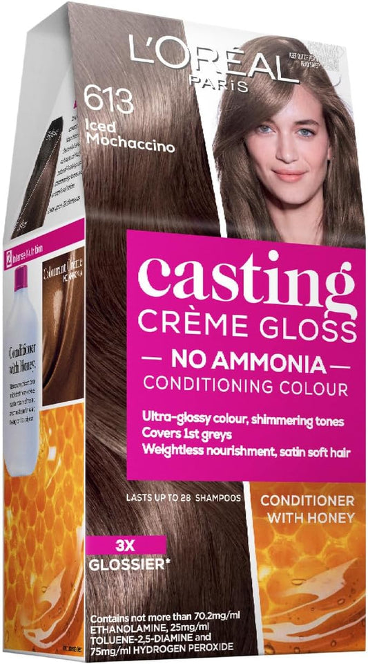 L'Oréal Paris Casting Crème Gloss Semi-Permanent Hair Colour - 613 Iced Mocha