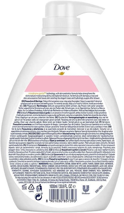 Dove Rose Soothing and Aloe Vera Body Wash 1000 ml image 3