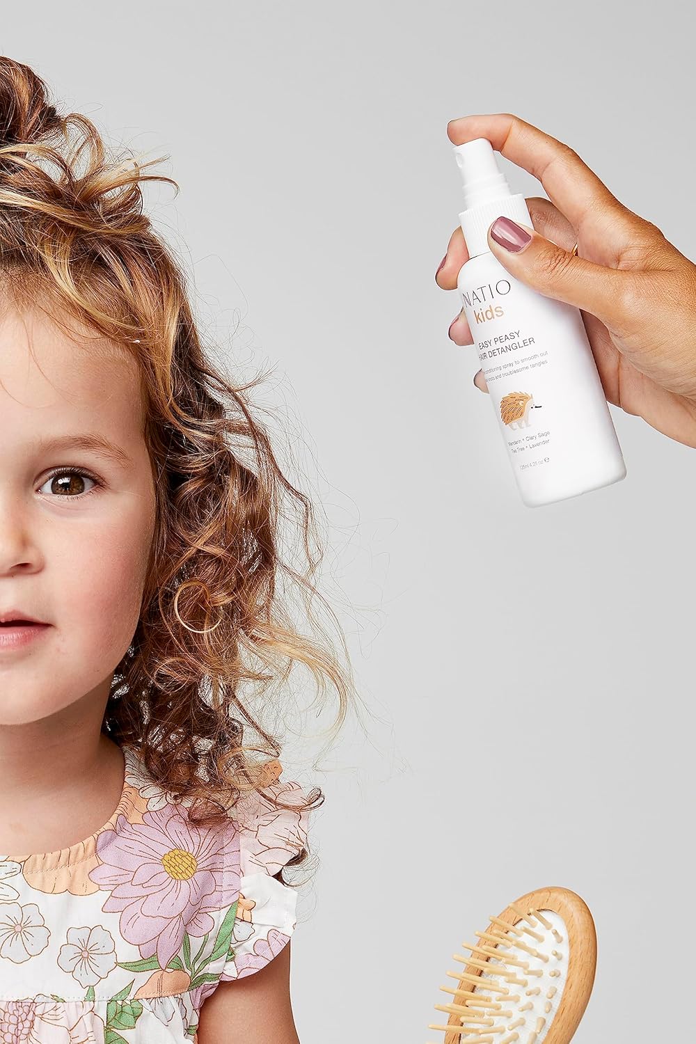 Natio Kids Easy Peasy Hair Detangler 125ml – Gentle Spray for Wet & Dry Hair – Australian Made image 3