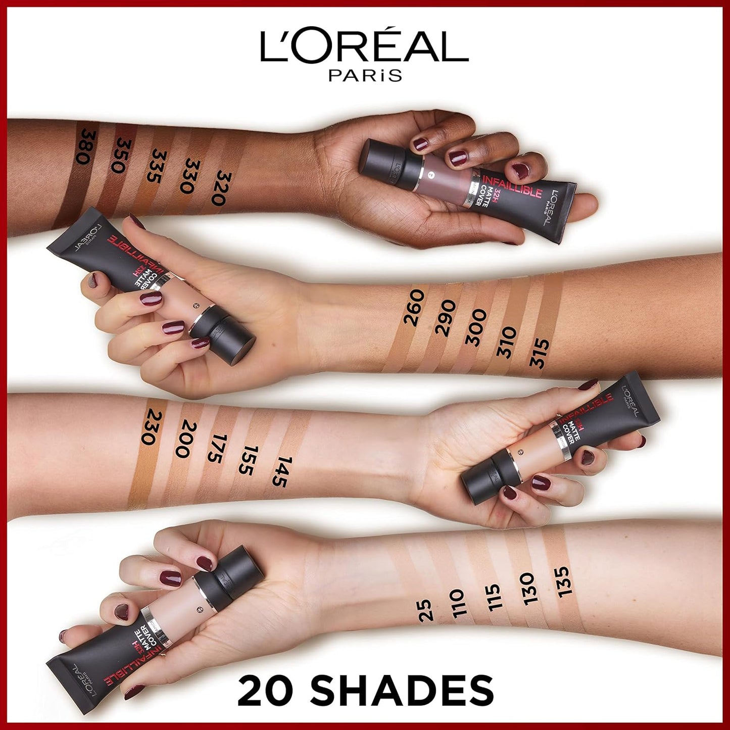 L'Oréal Paris Infallible 32H Matte Cover Foundation 350 Warm image 4