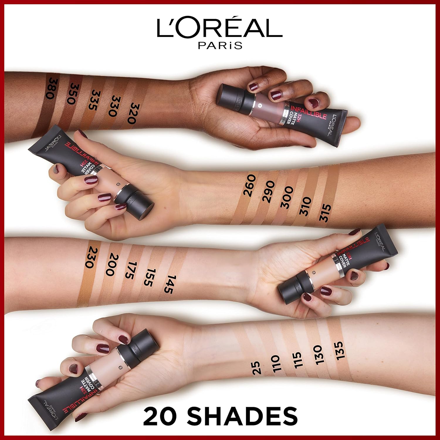 L'Oréal Paris Infallible 32H Matte Cover Foundation 350 Warm image 4