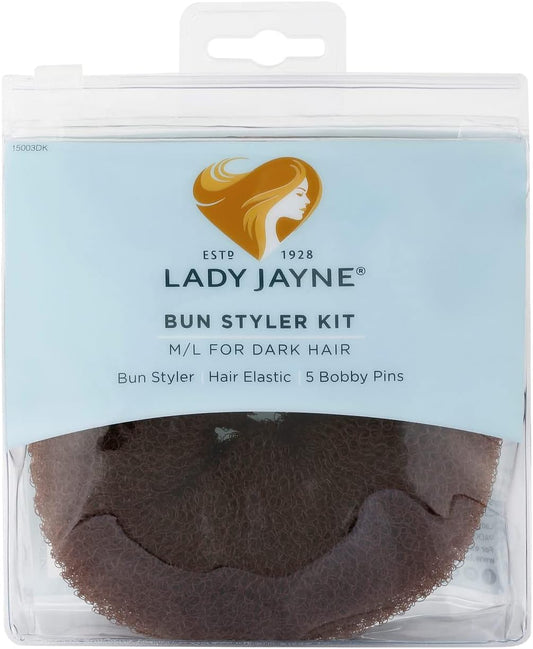 Lady Jayne Dark Bun Styler Kit - Medium/Large